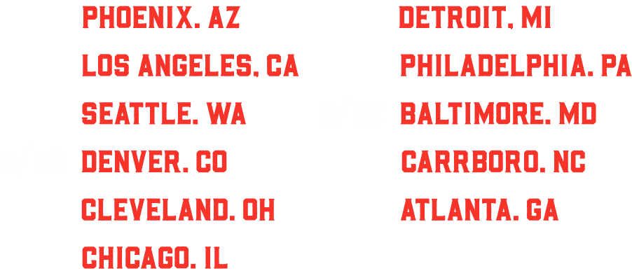 Conway Tour Dates